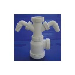 Wolfpack - Siphon Bouteille Extensible T-4-TD 1 1/2 2 Prises Machine à Laver