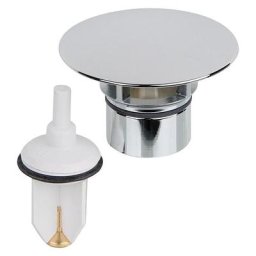 Clapet avec grille pour vidage, sans trop plein chromé brillant Geberit Geberit