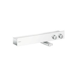 Hansgrohe - Mitigeur bain douche thermostatique ShowerTablet 600 blanc et chromé