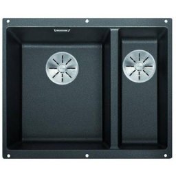 Subline 340/160 - Évier en Silgranit, 555x460 mm, InFino, bac à gauche, anthracite 523548 - Blanco