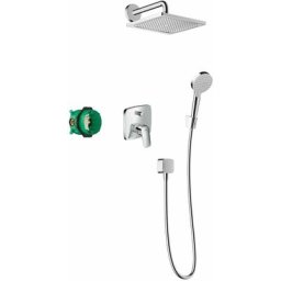 Hansgrohe - Crometta - Set de douche e 240, avec mitigeur Logis encastré, chrome 27957000
