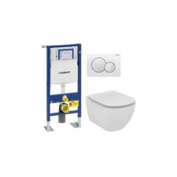 Pack wc Geberit UP320 + Cuvette AquaBlade tesi + Sigma blanche