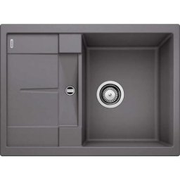 Evier Blanco Metra 45S Compact Silgranit - Gris Rocher - Vidage : Manuel