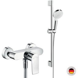Hansgrohe - Ensemble douche Crometta + Mitigeur bain douche Metris