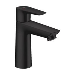 Hansgrohe - Talis e Mitigeur de lavabo 110 CoolStart sans tirette ni vidage, Noir mat (71714670)