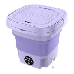 Machine a laver Portable pliable avec centrifugeuse 8l 220V Mini-linge automatique pour chaussettes