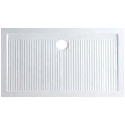 Caesaroo - Receveur de douche en céramique 120x80 cm serie Ariston | Blanc