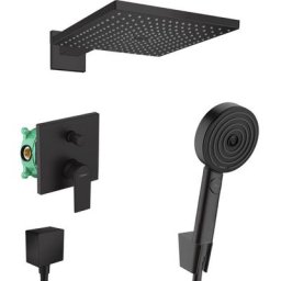Hansgrohe - Vernis Shape Pulsify Set de douche encastré tout en 1 avec douche de tête 300 xxl +