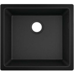 Viers - Evier encastré granit S510-U450, graphite noir 43431170 - Hansgrohe
