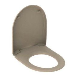Abattant wc Geberit renova avec charnières en acier inoxydable Bahama beige