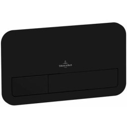 Villeroy&boch - ViConnect - Plaque de déclenchement E200, noir mat 922490AN