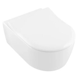 Avento Combipack wc suspendu sans bride à fond creux DirectFlush + Abattant slim amovible avec