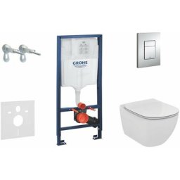 Rapid sl - Bâti-support pour wc suspendu + cuvette et abattant softclose Ideal Standard Tesi