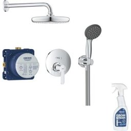 Grohe - Pack encastré douche Get Chromé + nettoyant GrohClean