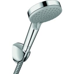 Ensemble support mural et douchette 100 Vario avec flexible de douche 160 cm chromé Hansgrohe