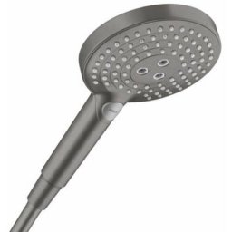 Hansgrohe Raindance Select S Douchette à main 120 3 jets, Noir Chromé brossé (26530340)