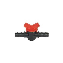 Jardiboutique - mini vanne ø20 mm - vanne cannelée pour tuyau 20 mm exterieur Rouge