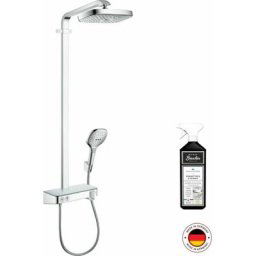 Hansgrohe - Colonne douche Raindance Select e EcoSmart chromé, sans accessoire, Avec nettoyant
