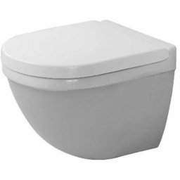 Starck 3 - wc suspendu Compact, avec WonderGliss, blanc 22270900001 - Duravit