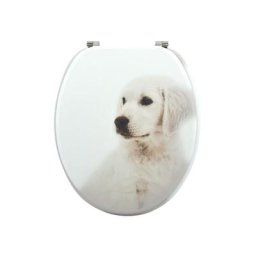 MSV - Abattant wc mdf scott Chien Beige - Charnières Inox - Beige