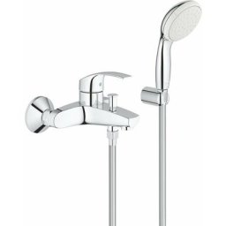 Grohe - Eurosmart Mitigeur monocommande 1/2' bain/douche, Chrome (3330220A)