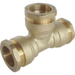 Raccord laiton Té égal SUMO pour tube PE Ø40 mm - BRUT