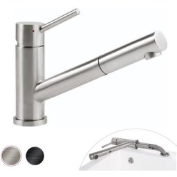 Como Shower Window Robinetterie de cuisine, en Acier inoxydable, Acier inoxydable massif +