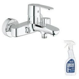 Grohe - Mitigeur bain douche Wave Cosmopolitan mural Quickfix + nettoyant Grohclean