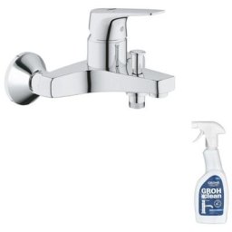 Grohe - Mitigeur bain douche mural Start Flow Quickfix + nettoyant Grohclean