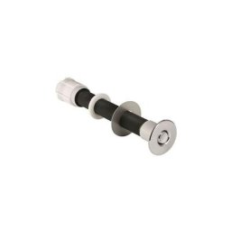 Geberit - Poussoir pneumatique souple touche inviolable chromé 115.943.21.1 - Gris fonc