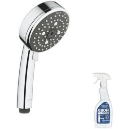 Grohe - Douchette à main Vitalio Comfort 100 4 jets Quickfix + nettoyant Grohclean