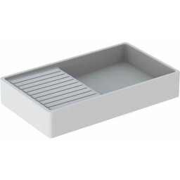 Evier 85x50, égouttoir à gauche Geberit
