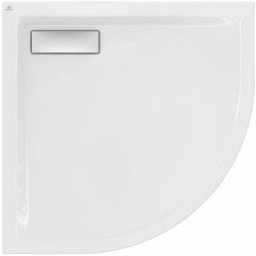 Ideal Standard - Receveur de douche d'angle ultraflat - 80x80 - Blanc - sans bonde