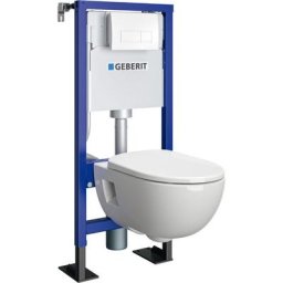Pack bâti-support Duofix pour wc suspendu Design Rimfree 112 cm - Autoportant - Réservoir encastré