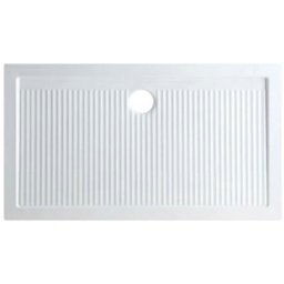 Receveur de douche en céramique 100x70 cm serie Ariston Blanc
