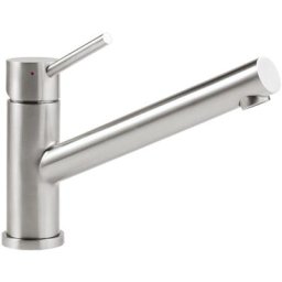 Robinet cuisine villeroy et boch Como, acier massif, Sans nettoyant