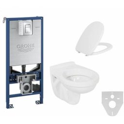 Pack wc Rapid slx autoportant avec cuvette Neo | Abattant frein de chute - Grohe