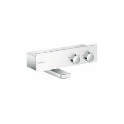 Hansgrohe - Mitigeur bain douche thermostatique ShowerTablet 350 blanc et chromé