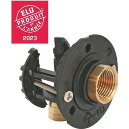 Kit complet fixation Robinet Machine à Laver - per Ø12 - Rac Glissement F15/21 - noir