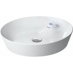 Cape Cod - Vasque sans trop-plein, diamètre 480 mm, avec îlot de robinetterie, blanc 2328480000