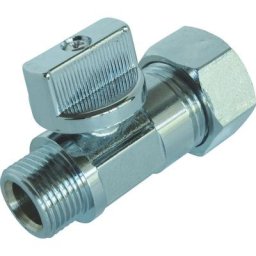 Somatherm - Mini vanne à sphère nickelée bicone TC12 - mâle 12/17 - Nickelé