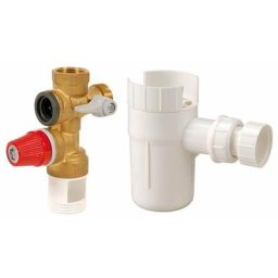 Dipra - Kit Groupe de sécurité droit standard - eau douce + Entonnoir siphon