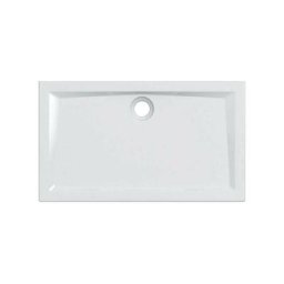 Geberit - Receveur de douche carré 80X120 cm en grès cérame 60 blanc brillant Blanc