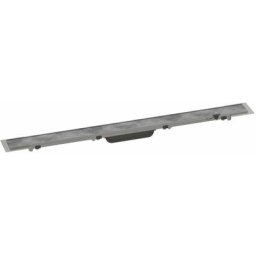 Hansgrohe - RainDrain Rock - Caniveau de douche linéaire 800, carrelable, avec cadre réglable en