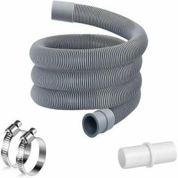 2M Rallonge Tuyau eau Machine a Laver,Rallonge Tuyau Lave Vaisselle,Tuyau de Machine à Laver,Kit