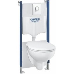 Grohe - Solido Bâti support 5-en-1 pour wc, 1.13 m Chromé 39419000