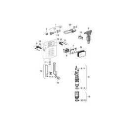 Geberit - Support de mécanisme pour réservoir wc encastré up 320 + up 300