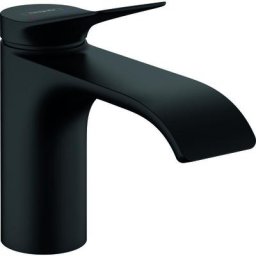 Hansgrohe - Vivenis - Mitigeur de lavabo 80, avec vidage, EcoSmart, noir mat 75010670