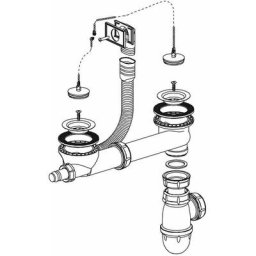 Bonde chainette siphon 265915
