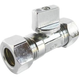 Somatherm - Mini vannes à sphère à visser raccord bicône pour tube cuivre 12 - Nickelé